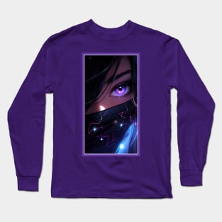 Anime Girl Eye | Quality Anime Artwork | Anime Aesthetic | Manga Anime Art Long Sleeve T-Shirt